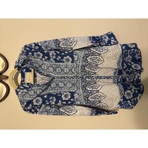 Anthropologie Button- Up Shirt Dress